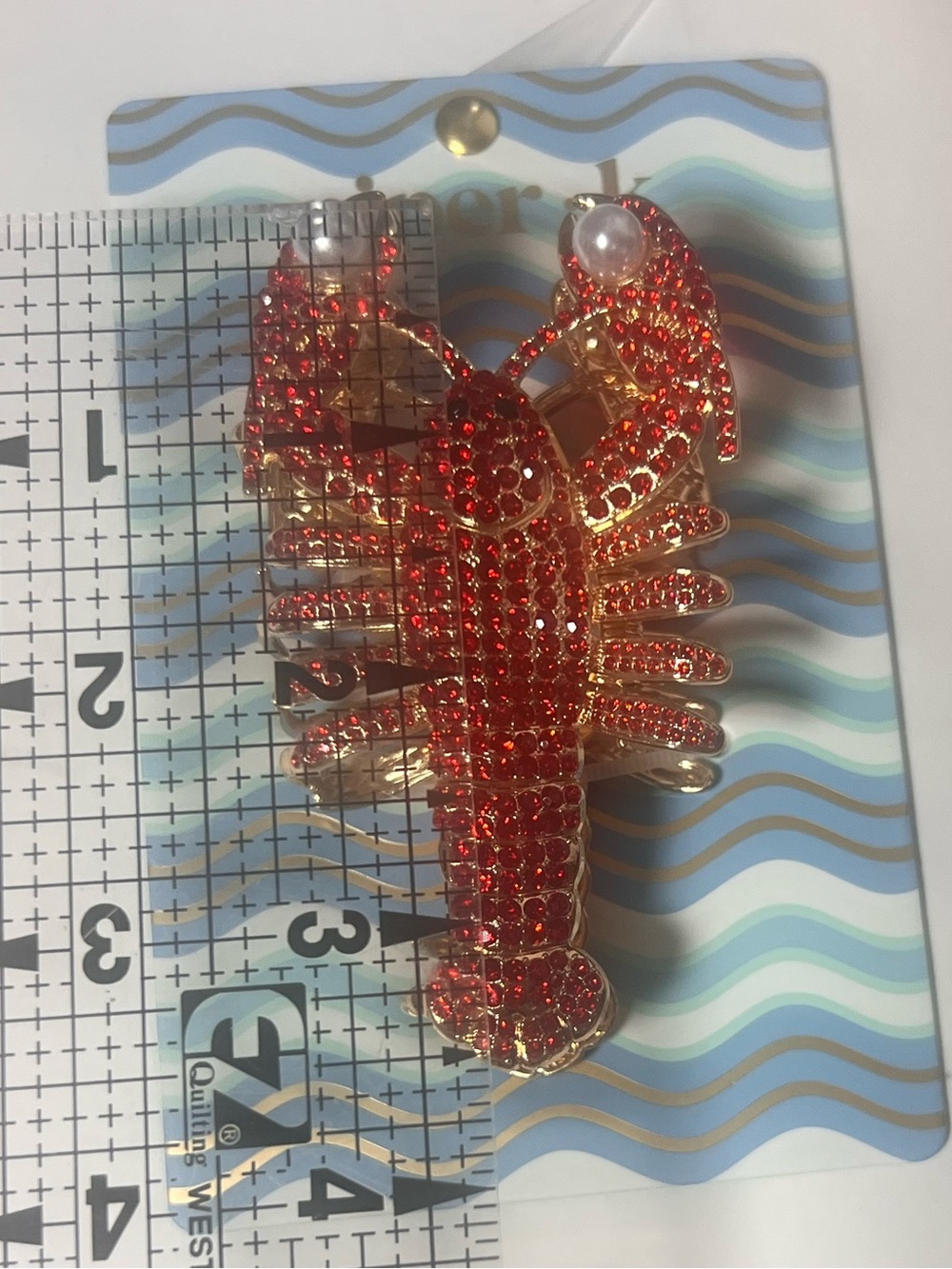 Piper K Hair Clips pick 1 Lobster, Crab, Tropical, Patriotic Bear, Fruits, New - Picture 10 of 15